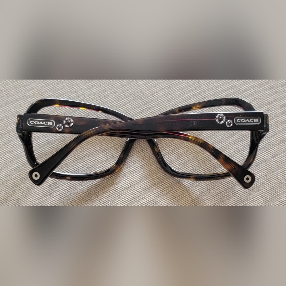 Coach Brown Tortoise Frames w/ Coach Detailing